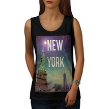 Wellcoda NY Freedom Statue Womens Tank Top, America Athletic Sports Shirt - £15.06 GBP+