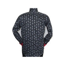 Men Shirt J.Valintin Turkey Usa Egyption Cotton Axxess Style 4S96-03 Black image 8