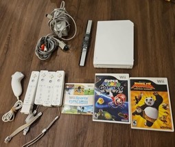 Nintendo Wii Sports Complete Console Bundle w/4 controllers + Mario - Te... - $149.99