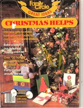 Family Circle Great Ideas Christmas Helps Holiday Recipes and Decorations 1978 - £10.90 GBP