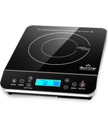 Induction Cooktop Countertop Burner Hot Plate With LCD Sensor Touch Silv... - £147.17 GBP