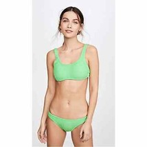 NWT PilyQ KM Reef French Terry Ring Side Bikini Set in green Size L - £58.73 GBP