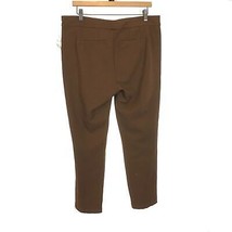 NWT Womens Size 12 Nordstrom KUT from the Kloth Brown Skinny Stretch Ponte Pants - £19.96 GBP