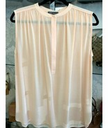 VINCE sin Mangas Tallas Grandes Melocotón 100% Rayón Top Estilo #V1787-1... - $85.03