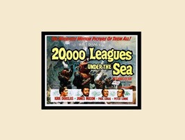 20000 Leauges Under The Sea Poster Framed - £34.45 GBP