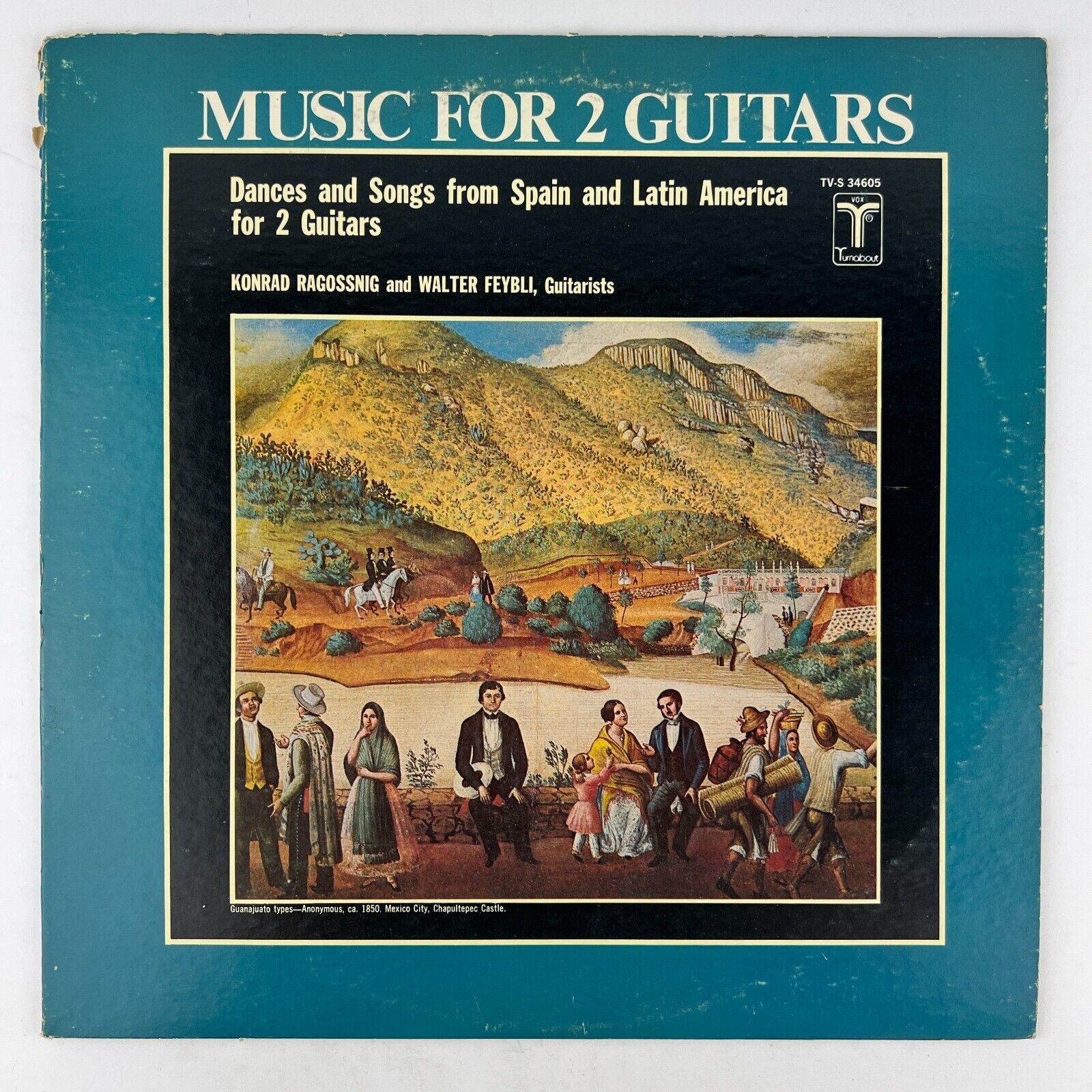 Primary image for Konrad Ragossnig & Walter Feybli Music For 2 Guitar Vinyl LP Album TV-S 34065