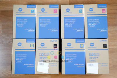 2 Genuine Konica Minolta TNP79 CMYK Toner Cartridge Sets BizHub C4050i C3350i !! - $356.40
