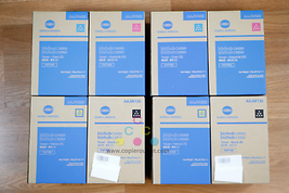 2 Genuine Konica Minolta TNP79 CMYK Toner Cartridge Sets BizHub C4050i C... - $356.40