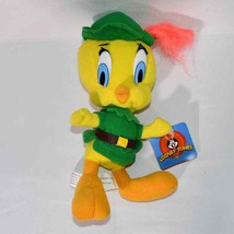 NWT 1997 Tweety Plush Bird Robin Hood Looney Tunes Warner Bros 0823!!! - £19.09 GBP