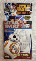 2 Disney Star Wars ~ Activity Books Color and Trace - $7.99