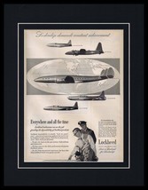 1951 Lockheed Aircrafts Framed 11x14 ORIGINAL Vintage Advertisement  - $49.49