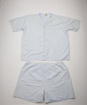 Vtg 90s Streetwear Mens 2XL XXL Pinstriped Seersucker 2 Piece Pajamas Sl... - $917.12 MXN