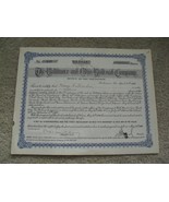 Vintage 1906 Stock Certificate Baltimore Ohio Railroad Company 8 Shares - $22.77