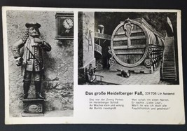 Vintage Postcard Germany RPPC Real Photograph Das Grosse Heidelberger  - £11.99 GBP