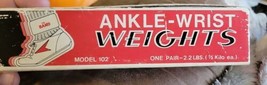 Vintage The Band Ankle-Wrist Weights One Pair 2.2 Lbs  Read Description - A4 - £11.86 GBP