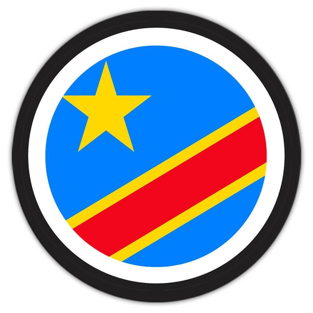 Primary image for Democratic R. Congo : Gift Coaster Flag Never Power Congolese Expat Country