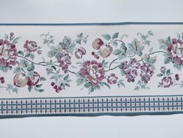 Imperial Wallcovering Pre-pasted Decorative Wall Border - Fruit Flowers - 5 yds - £9.94 GBP