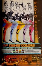 1987 L&#39;Eggs Pantyhose Radio City Music Hall Rockettes Sexy Vintage Print... - $6.01