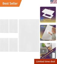 Screwless Blank Wall Plate, Child Safe Blank Device Outlet Cover, Standa... - $50.99