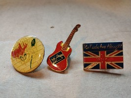 Enamel Lapel Pins: Pink Floyd: The Wall, Dark Side of Moon, The Who ~ Lot H23-43 - £16.87 GBP