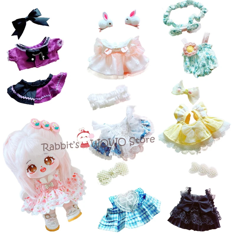 Doll Clothes for 20cm Idol Dolls Beautiful Princess Dress Hairpin Suit O... - $10.90+