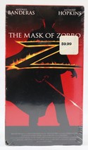 Mask Of Zorro Vintage Sealed Vhs Cassette Anthony Hopkins Antonio Banderas - $29.69