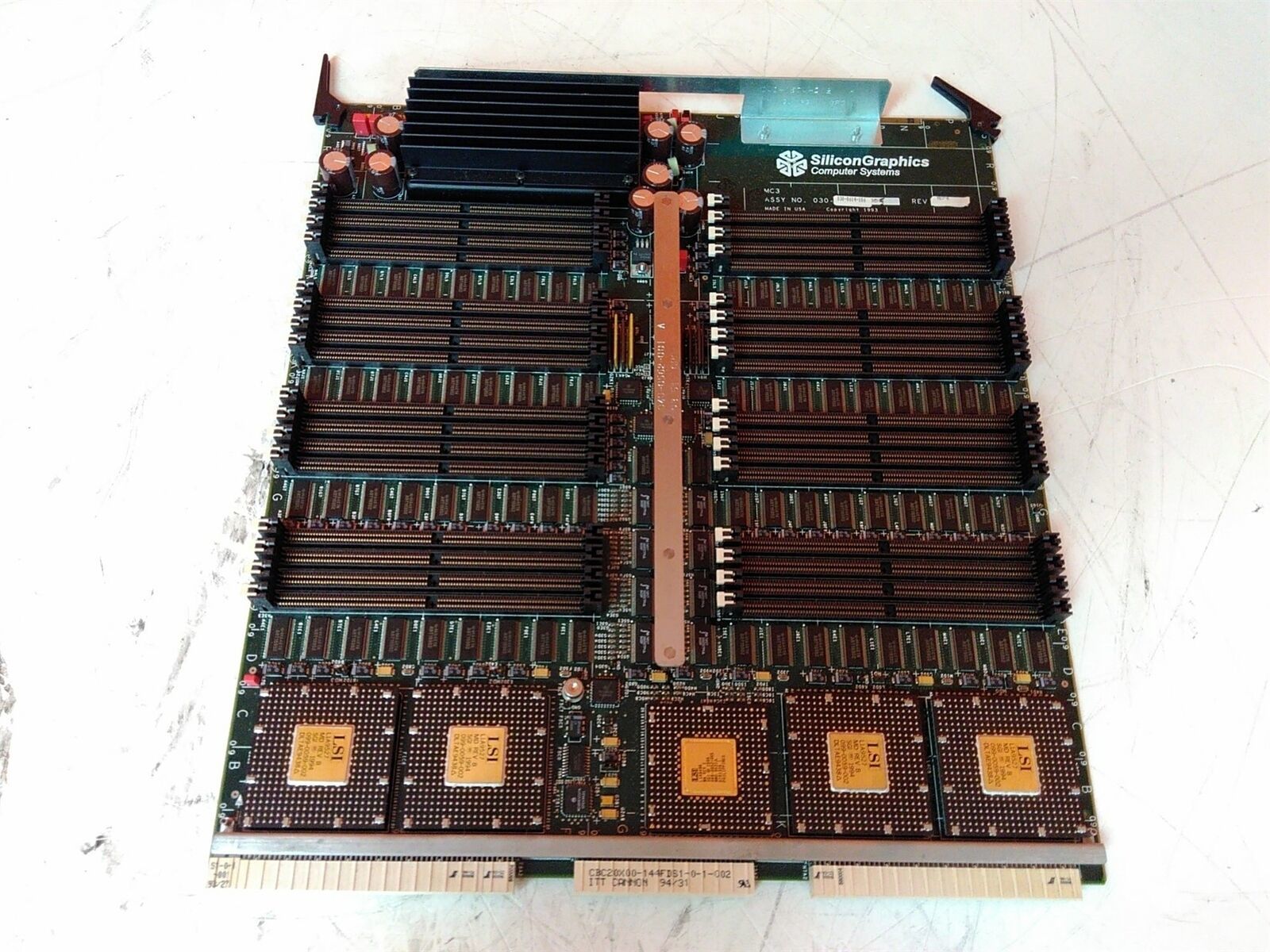 Defective SGI Silicon Graphics Onyx MC3 030-0614-106 Rev-A Memory Board ... - $108.30
