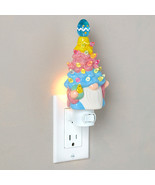 Lighted EASTER Retro GNOME Night Light Tabletop CENTERPIECE Tree Egg Hom... - £13.85 GBP+