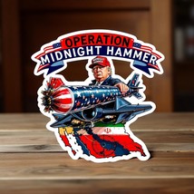 Operation Midnight Hammer Sticker Decal Trump Iran Sticker Decal Bunker ... - $3.95+