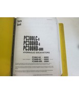 Komatsu PC300LC PC300HD 6MH Excavators Parts Catalog Factory Manual OEM-... - $1,255.28 MXN