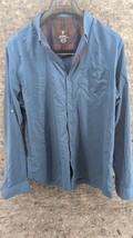 Kuhl Blue Born In The Mountains Collared Button Down Shirt Mens XL - $25.99