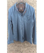 Kuhl Blue Born In The Mountains Collared Button Down Shirt Mens XL - $25.99