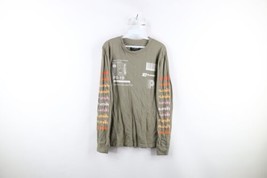 Pacsun x Playboy Mens Small Faded Spell Out Rainbow Bunny Long Sleeve T-Shirt - £27.25 GBP