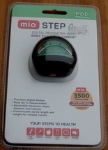 MIO Step 4 Digital Pedometer with Body Fat Measurement - BRAND NEW IN PACK - £23.36 GBP