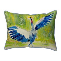 Betsy Drake Dancing Crane Bird Extra Large 20 X 24 Indoor Outdoor Pillow - £54.43 GBP