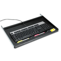 Innovera Standard Underdesk Keyboard Drawer 21 3/8&quot;w x 12 7/8&quot;d Black 53010 - $37.99
