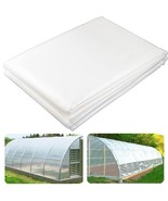 12&#39; X 25&#39; Clear Greenhouse Plastic Sheeting, 6 Mil Uv Resistant Polye... - £69.61 GBP