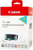 Canon Cli-42 8 Pk Value Pack Ink, 8 Pack Compatible To Pixma Pro-100 - $146.99