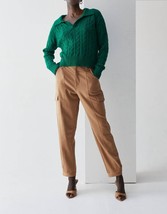 Crescent Vivian Pretzel Knit Top Sweater Size L - $407.72 MXN