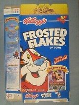 2001 Mt Cereal Box Kellogg&#39;s Frosted Flakes Goofy Disney World [Y155B4f] - £13.81 GBP