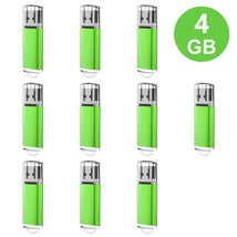 10 Pack 4GB USB 2.0 Flash Drives Thumb Memory Stick Flash Pen Drive Data Storage - £39.95 GBP