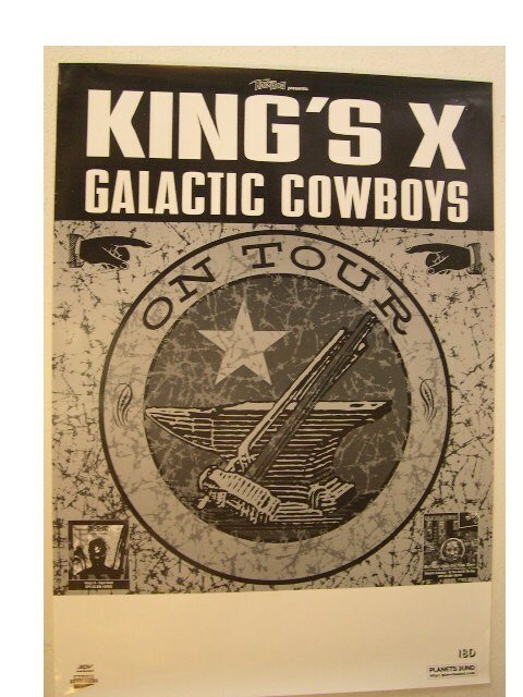 Kings X Poster Tour Galactic Cowboys KingsX Concert - $269.99