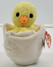 MM) TY Beanie Babies Eggbert Stuffed Chick Egg April 10, 1998 - Easter - $7.91