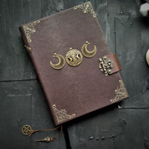 Grimoire for the new witch Custom witchy book for sale complete prewritt... - $165.00