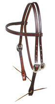 Horse Amish Western USA Dark Oiled Mahogany Browband Headstall 975D1100 - €36,35 EUR