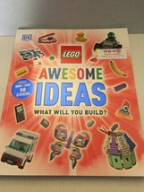 NEW Lego Awesome Ideas What Will You Build Hardcover Book With Exclusive... - £14.87 GBP