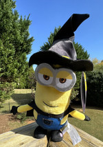 Halloween Talking Moving Minions KEVIN Animated Waddler NWT Witch Hat &amp; Cape - £21.15 GBP