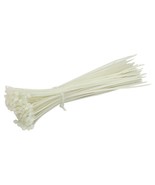 White Nylon CABLE &amp; WIRE TIES 11&quot; inch Long x 3/16&quot; 65 lb Zip DUPONT UL6... - $259.44 MXN