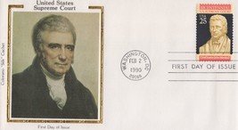 ZAYIX US Colorano &#39;Silk&#39; FDC 2415 Supreme Court Justice Marshall 032323SM06 - £2.76 GBP