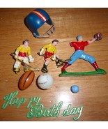 Vintage Assorted Sports Cake Topper - $3.99